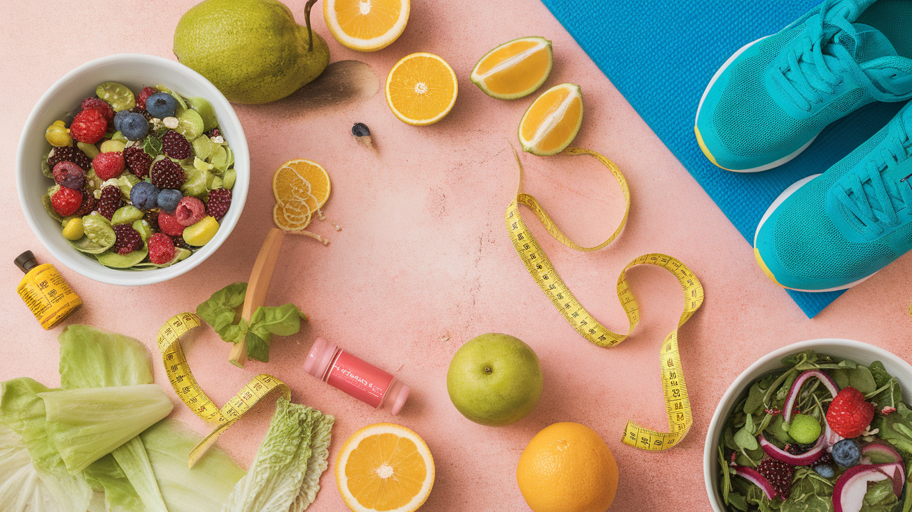 Femeie sănătoasă pregătind o masă echilibrată cu ingrediente naturale pentru un metabolism optim